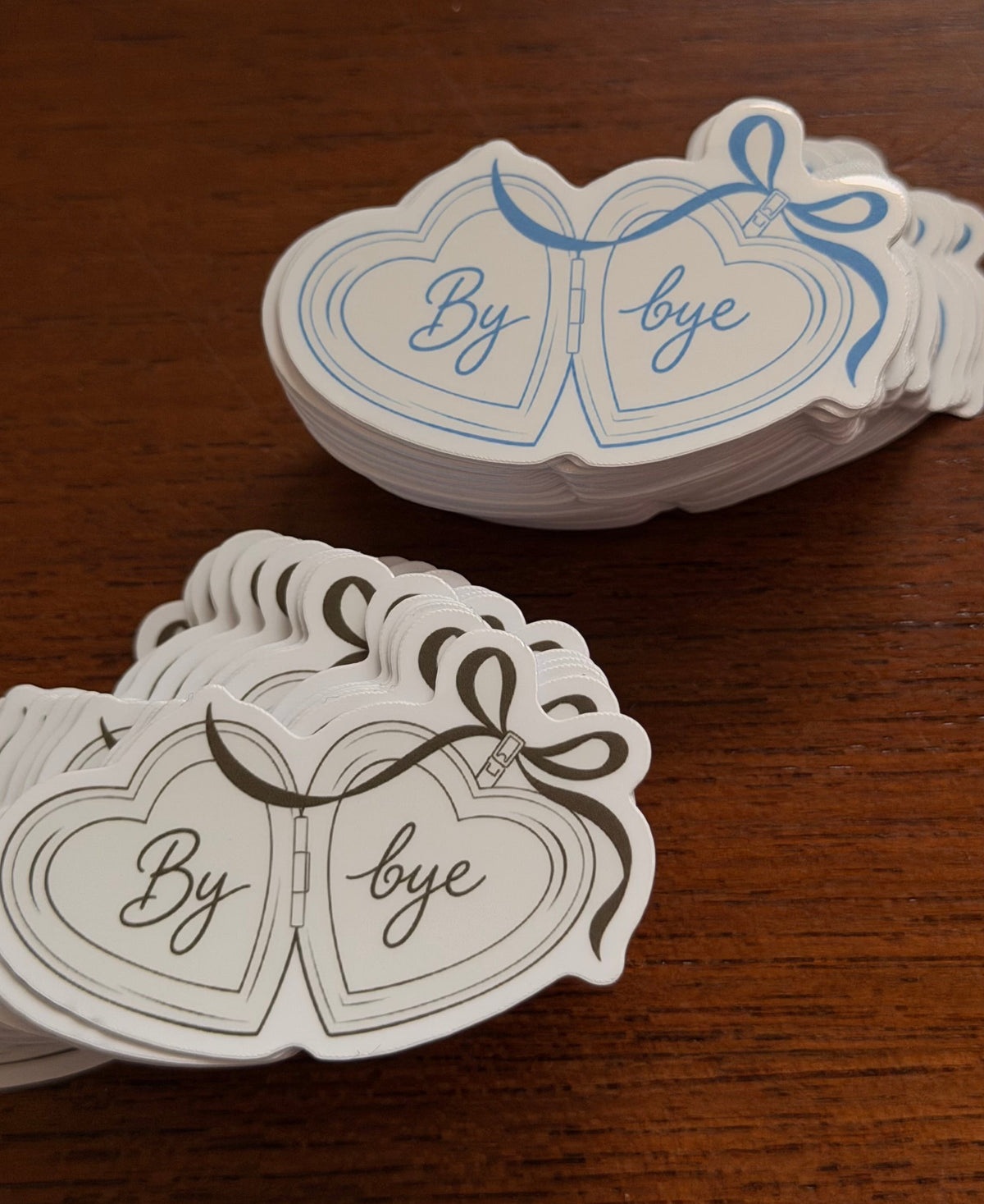 ByBye Heart Locket Sticker