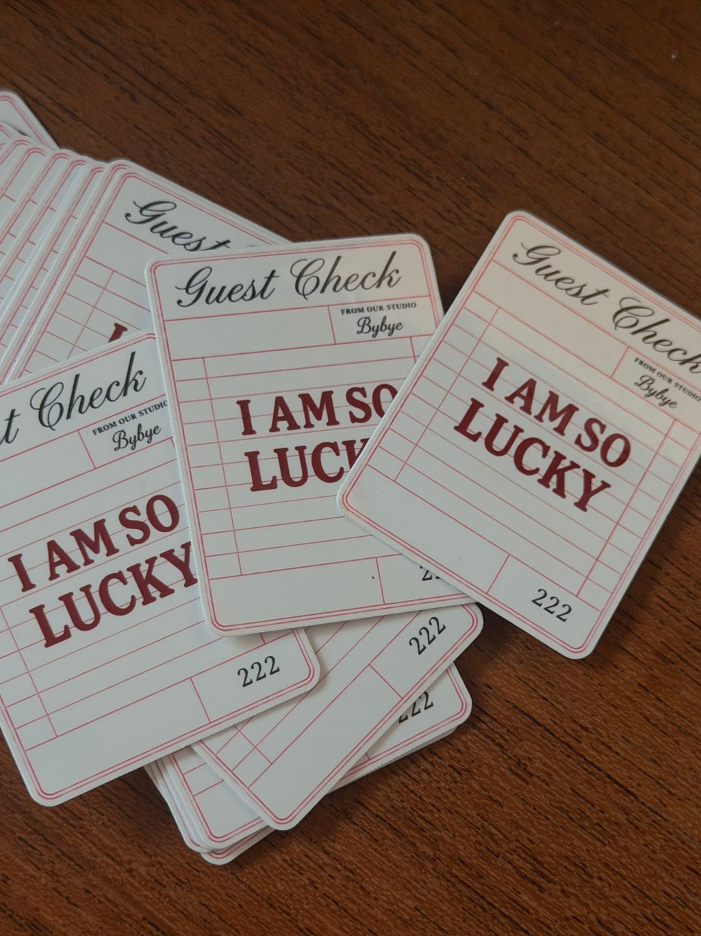I Am So Lucky Sticker
